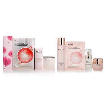 College set: Bio Up Essence Cream 50g + Firming Serum 40 ml +  Treatment Essence 150ml + Golden Yeast Liposome Mask 5x25ml 4pcs