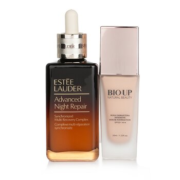 Advanced Night Repair Synchronized Multi-Recovery Complex 100ml (Free: Natural Beauty BIO UP Rose Collagen Foundation SPF50 35ml)  2pcs