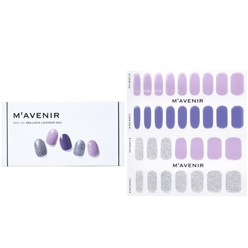 Mavenir Nail Sticker (Purple) - # Brillante Lavender Nail 32pcs
