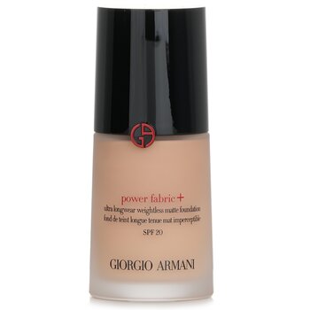 Giorgio Armani - Power Fabric+ Ultra Longwear Weightless Matte Foundation  SPF 20 - # 2 - Nền & Phấn | Free Vận Chuyển Toàn Cầu | Strawberrynet VN