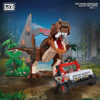 Loz LOZ Mini Blocks - When Dinosaurs Ruled The Earth(Random Packaging) 40 x 28 x 9.5cm
