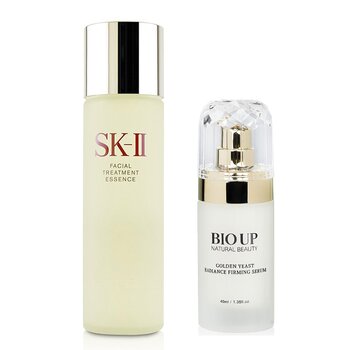 Natural Beauty SK II Facial Treatment Essence 230ml + Natural Beauty Yeast Radiance Firming Serum 40ml 2pcs