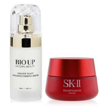 Natural Beauty SK II Skinpower Cream 80g + Natural Beauty Yeast Radiance Firming Serum 40ml 2pcs