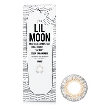 Pia Lilmoon Cream Grege 1 Day Color Contact Lenses - - 2.50 10pcs