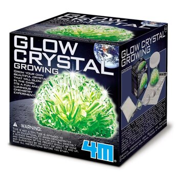 4M Glow Crystal Growing/US 9x9x9cm