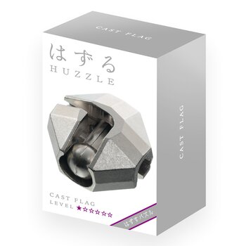 Broadway Toys Hanayama | Flag Hanayama Metal Brainteaser Puzzle Mensa Rated Level 1 75*119*45 mm