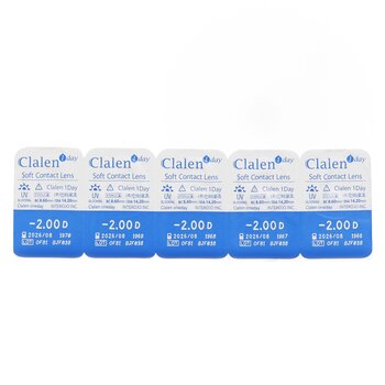 Clalen 1Day Soft Contact Lens -2.00 5pcs x 1 strip