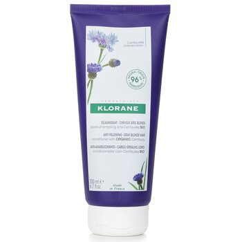 Klorane Conditioner With Organic Centaury (Anti Yellowing Gray Blonde Hair) 200ml/6.7oz