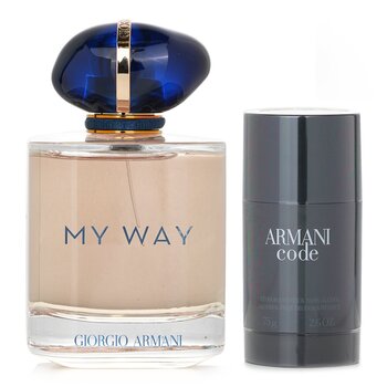 Giorgio Armani Giorgio Armani My Way Eau De Parfum Spray + Armani Code Deo Stick 2pcs