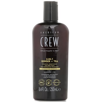 American Crew 3-in-1 Ginger + Tea Shampoo, Conditioner And Body Wash 250ml/8.4oz