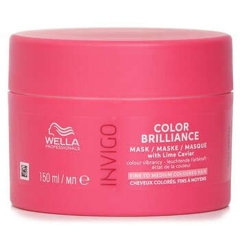 Wella Invigo Color Brilliance Mask With Lime Caviar Fine To Medium Colored Hair 150ml