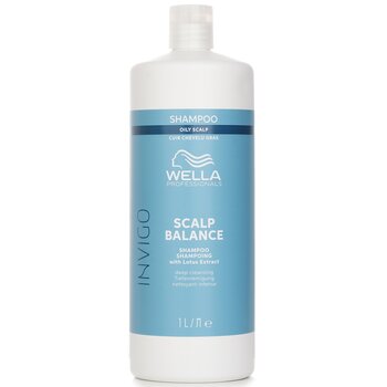 Wella Invigo Scalp Balance Shampoo With Lotus Extract Oily Scalp 1000ml