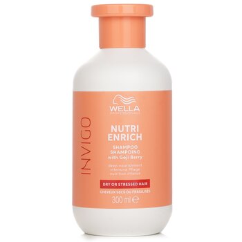 Wella Invigo Nutri Enrich Shampoo With Goji Berry Dry Or Stressed Hair 300ml