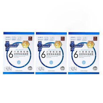 DR. JOU (By Dr. Morita) 【Super Saver Pack】Six Essence Hyaluronic Acid Hydra Mask x3 7pcs x3