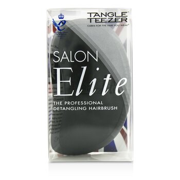 탱글 티저 Tangle Teezer 살롱 엘리트 프로페셔널 디탱글링 헤어 브러쉬 - # 미드나이트 블랙 (웻 & 드라이 헤어) 1pc