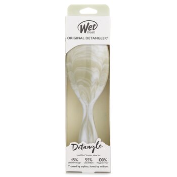 Wet Brush Original Detangler Watercolor Waves Green Hair Brush 1pc