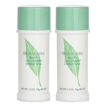 Elizabeth Arden 【1+1 Set】Green Tea Cream Deo 43g/1.5oz x2