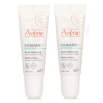 Avene 【1+1 Set】Cicalfate LIPS Repair Balm - For Chapped, Irritated Lips 10ml/0.34oz x2