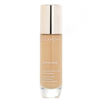 Clarins Everlasting Long Wearing & Hydrating Matte Foundation - # 110N Honey(Box Slightly Damaged) 30ml/1oz