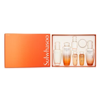 Sulwhasoo Essential First Care Set: First Care Activating Serum VI 90ml+Essential Revitalizing Emulsion EX 125ml+Essential Revitalizing 3pcs