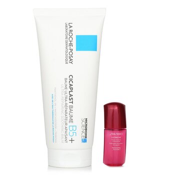 La Roche Posay LA ROCHE POSAY Cicaplast Baume B5 Soothing Repairing Balm X SHISEIDO Ultimune Power Infusing Concentrate (Miniature) 2pcs