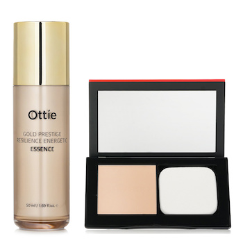Shiseido Shiseido Synchro Skin Self Refreshing Custom Finish Powder Foundation - # 130 Opal 9g X Ottie Gold Prestige Resilience Energetic Essence 50ml 2pcs
