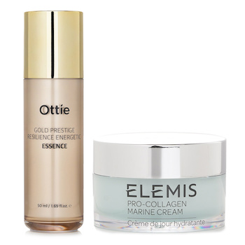 Elemis Elemis Pro-Collagen Marine Cream 50ml X Ottie Gold Prestige Resilience Energetic Essence 50ml 2pcs
