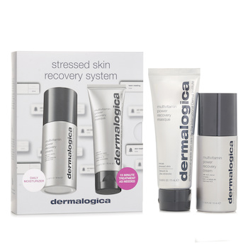 Dermalogica Stressed Skin Recovery System Set :MultiVitamin Power Recovery Cream 50ml +MultiVitamin Power Recovery Masque 75ml 2pcs