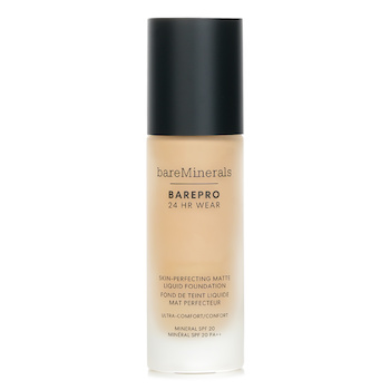 BareMinerals BAREPRO 24HR WEAR Skin Perfecting Matte Liquid Foundation Mineral SPF 20 - # Fair 10 Warm 30ml/1oz