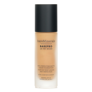 BareMinerals BAREPRO 24HR WEAR Skin Perfecting Matte Liquid Foundation Mineral SPF 20 - # Light 22 Warm 30ml/1oz