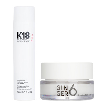 K18 Professional Molecular Repair Hair Mask X Energizing Pepti Cream(Exp Date:6/1/2026) 2pcs