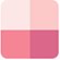 color swatches Jill Stuart Mix Blush Compact N (4 Color Blush Compact + Brush) - # 07 Sweet Primrose