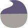 color swatches INIKA Organic Sombra de Ojos Mineral Compacta Dúo - # Purple Platinum