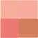 color swatches NARS Full Dimension I Cheek Palette (4x Blush) (Box Slightly Damaged) 