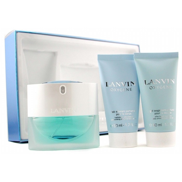 Lanvin Oxygene Coffret : EDP Spray 30ml + Shower Gel 50ml + Body Lotion 50ml 3pcsProduct Thumbnail