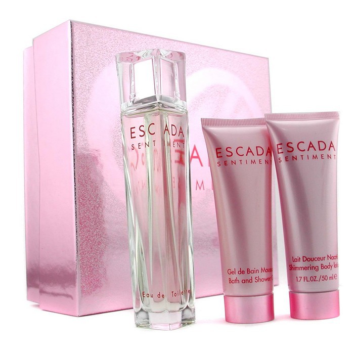Escada Sentiment Coffret: Edt Spray 50ml + Shimmering Body Lotion 50ml + S/Gel 50ml 3pcsProduct Thumbnail