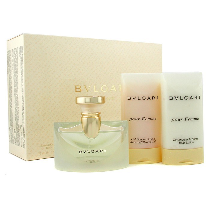 Bvlgari 寶格麗 女仕套裝:香水噴霧 50ml + 香體露 75ml + 沐浴凝膠 75ml 3件Product Thumbnail