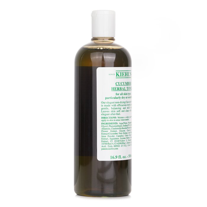 Kiehl's Cucumber Herbal Alcohol-Free Toner - For Dry or Sensitive Skin Types 500ml/16.9ozProduct Thumbnail
