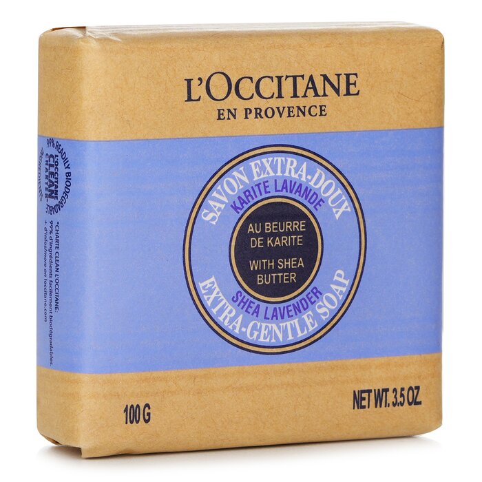 L'Occitane Lawendowe mydło z masłem shea Shea Butter Extra Gentle Soap - Lavender 100g/3.5ozProduct Thumbnail