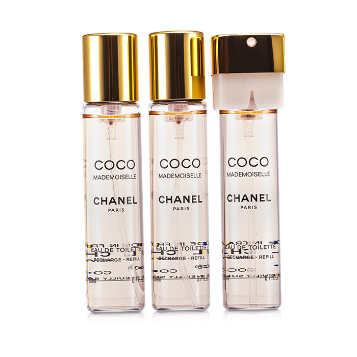 Chanel Coco Mademoiselle Twist & Spray Eau De Toilette Refill 3x20ml/0.7ozProduct Thumbnail