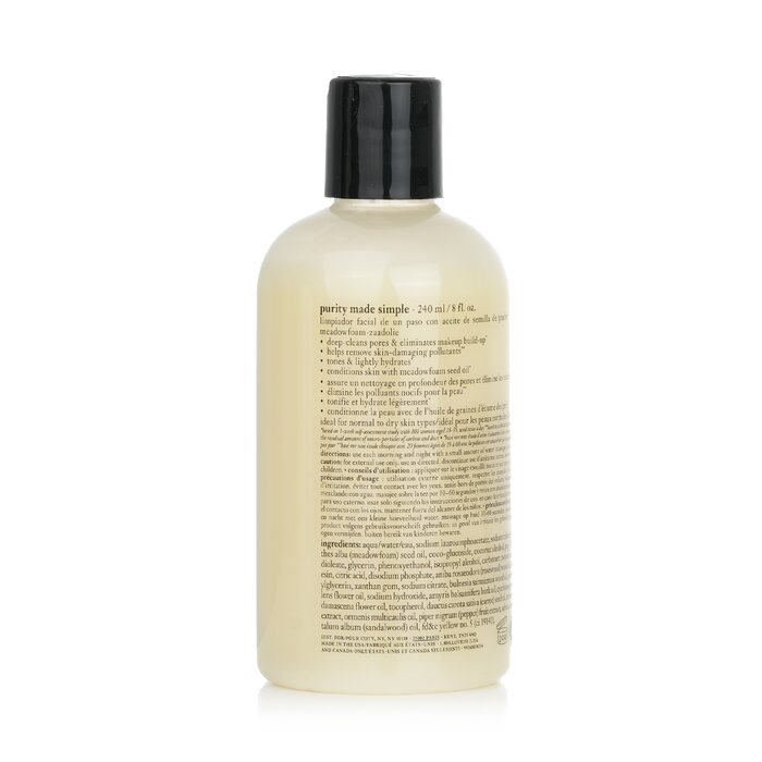 Philosophy Purity Made Simple - Limpiador Facial con un solo paso 236.6ml/8ozProduct Thumbnail
