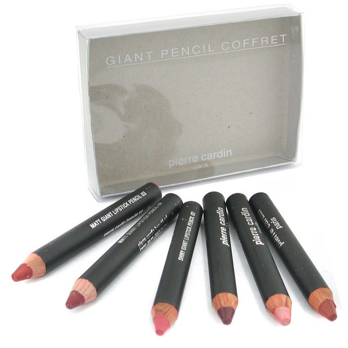 Pierre Cardin Set Pensil Besar: 3x Matt Pensil Pewarna Bibir Besar + 3x Shiny Pensil Pewarna Bibir Besar 6x1.95gProduct Thumbnail