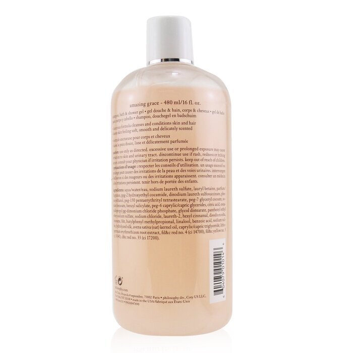 Philosophy Amazing Grace Perfumed Shampoo, Bath & Shower Gel 480ml/16ozProduct Thumbnail