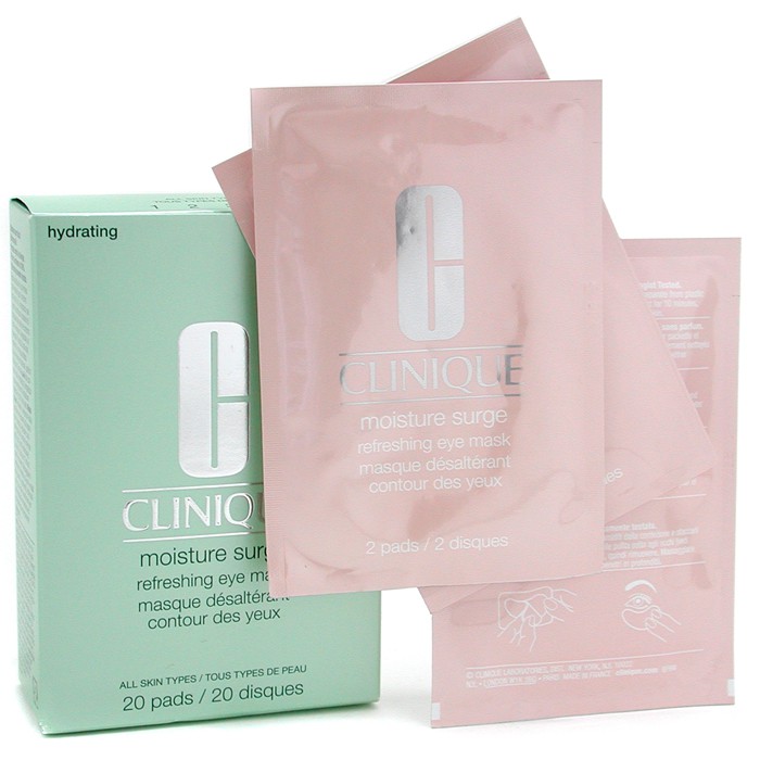Clinique Moisture Surge frissítő szemkörnyékápoló maszk 20pads(10x2pcs)Product Thumbnail