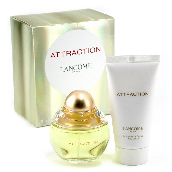 Lancome Attraction Set (Special Edition): Eau De Parfum Spray 50ml + Body Lotion 50ml 2pcsProduct Thumbnail