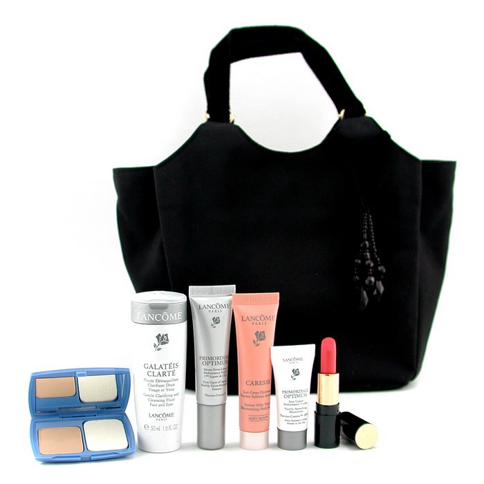 Lancome Primordiale Optimum Set: Galaties Clarte + Cream + Essence + Mini Comp + Lipstick + B/L + Bag 6pcs+1bagProduct Thumbnail