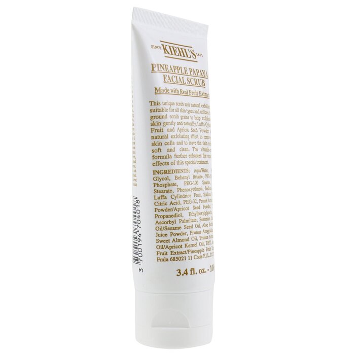 Kiehl's 契爾氏 鳳梨木瓜去角質乳霜 100ml/3.4ozProduct Thumbnail
