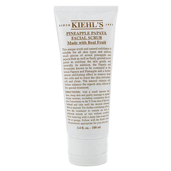 Kiehl's 契爾氏 鳳梨木瓜去角質乳霜 100ml/3.4ozProduct Thumbnail