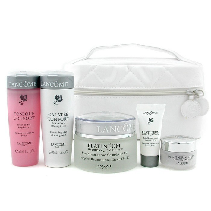 Lancome Platineum Coffret: Cream 50ml + Cream 5ml + Night Cream 7ml + Tonique Controle + Confort Galate+Bag 5pcs+1BagProduct Thumbnail