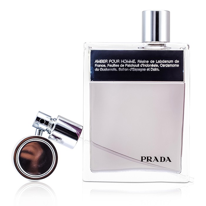 Prada Amber Pour Homme Eau De Toilette Deluxe Refillable Spray 100ml/3.4ozProduct Thumbnail